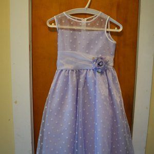Girl's Lavender Party Dress